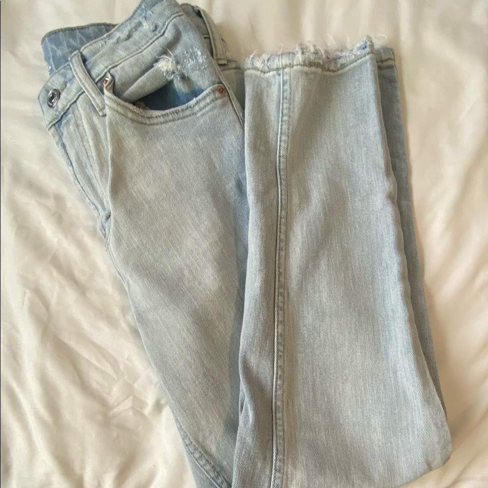 Target straight leg jeans in size 00
